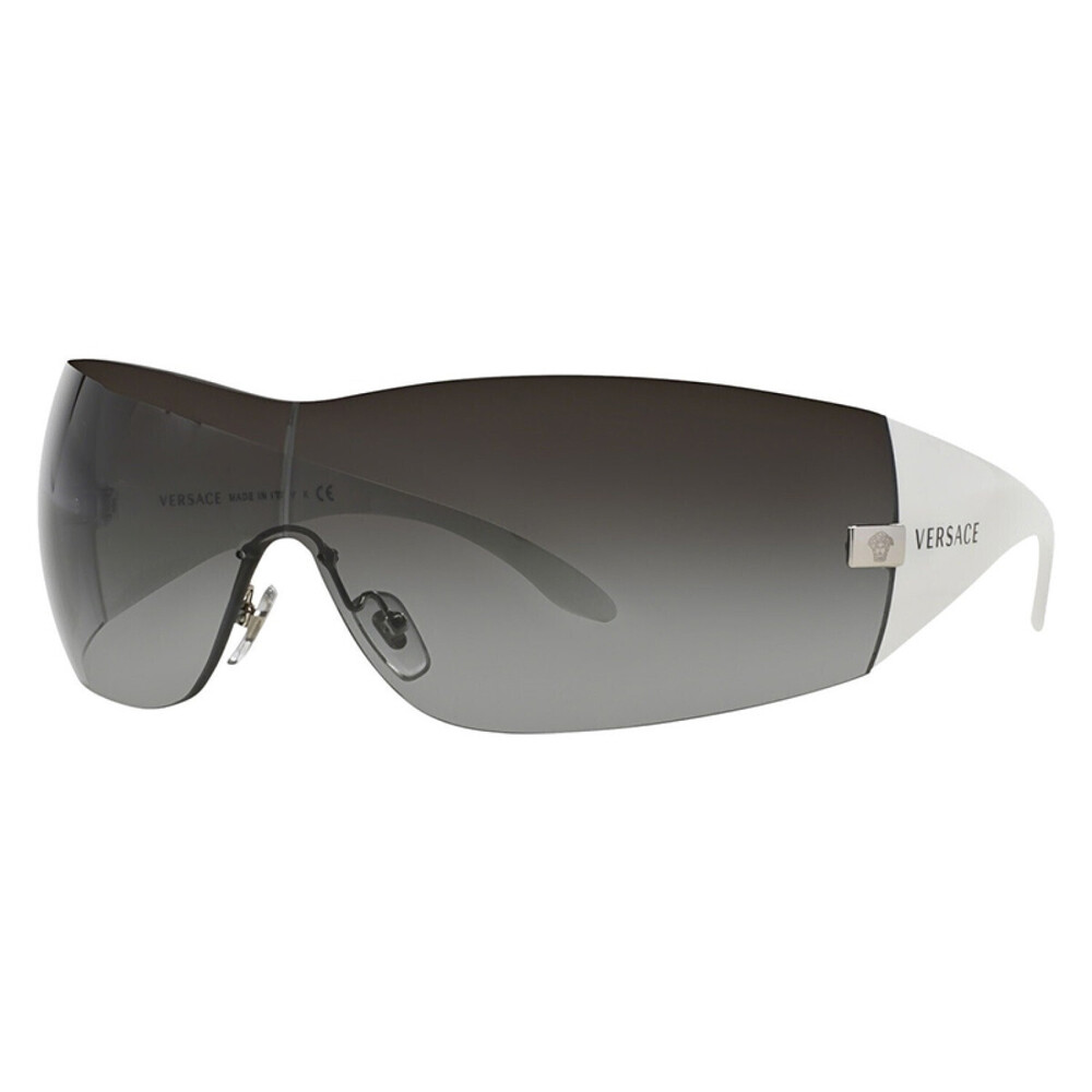 NEW Versace VE2054 10008G Silver Sunglasses Authentic